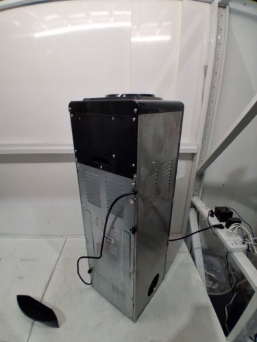KFJZGZZ 2 in 1 Water Dispenser with Built-in ice Machine - 12.4" x 14" x 40.2" - Black (Model: home) image 7