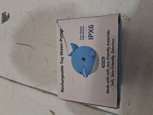 zloojnnwater baby bath whale fountain toy - purple - (model: wt106) image 4