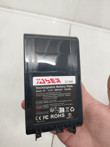 YABER Battery Replacement Compatible with Dyson V8 Series - 6000mah - grey image 3