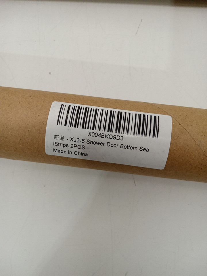 2PK waterproof & durable Bathroom Shower Door Seal Strip - for 3/8" glass - 36" / each - clear (Model: XJ3-6) image 4