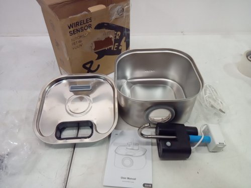 Battery Operated Wireless Cat Water Fountain - 3.2L - stainless steel image 2