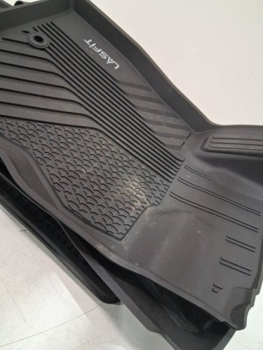 3pc lasfit floor mats for subaru crosstrek and impreza 2024-2025 - all weather and waterproof - anti-slip - black (model:LL-SU02) image 4