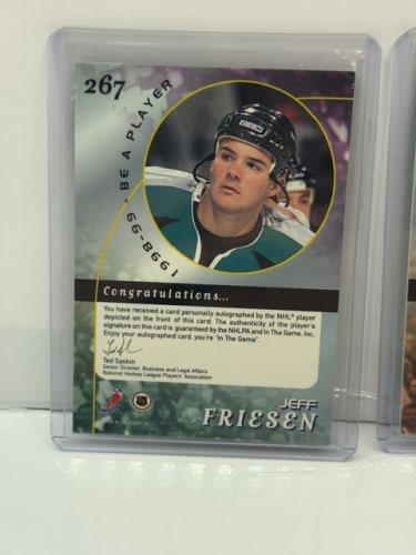 7 ASSTD SIGNED 1998 IN THE GAME INC HOCKEY CARDS image 4