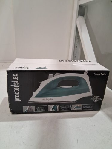 PROCTOR-SILEX LIGHTWEIGHT nonstick steam iron - white/green (model: 17291PS) image 2
