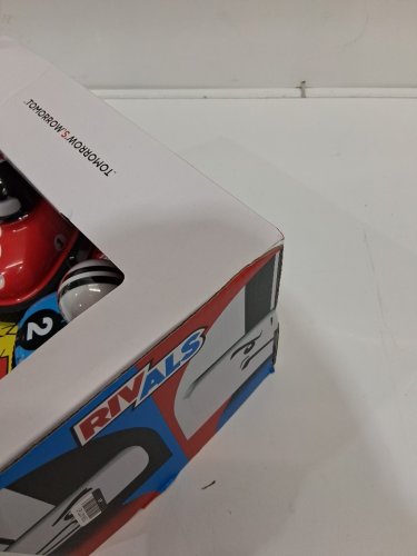RED PLANET GROUP SHARPER IMAGE TOYS RC SPEED BUMPER RIVALS ROAD RAGE REMOTE CONTROL TOYS - RED/BLUE image 3