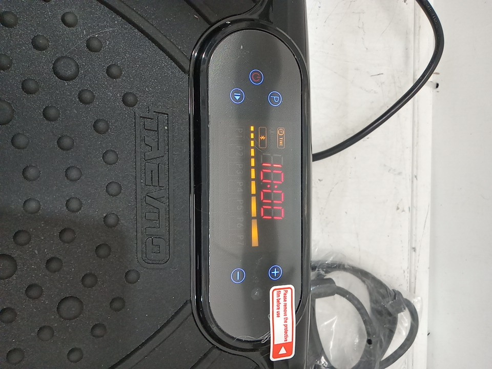 Taevno bluetooth Vibration Plate Exercise Machine with Built-in Bluetooth Speaker & Remote Control - 450lb Capacity - Black image 4