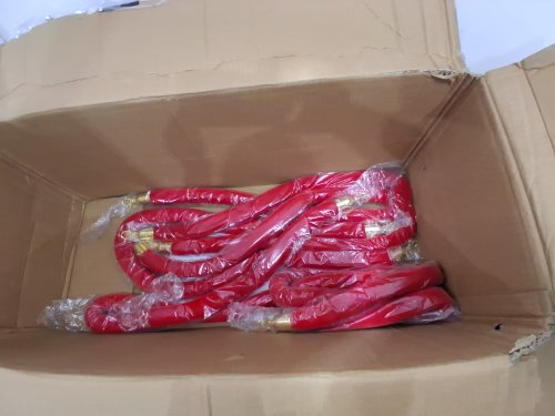 8pc SHAREWIN Waterproof and Rustproof stainless steel stanchions crowd control barriers with a velvet rope -gold/red (model: 8PGD116181B) image 11