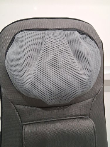 SNAILAX SHIATSU NECK & BACK MASSAGER MASSAGE CHAIR PAD WITH HEAT Grey (model: SL-233) image 7
