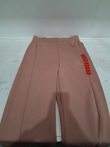 WOMENS ADidas loose fit wide leg pants - MEDIUM - light pink  (style: JY9048) image 2