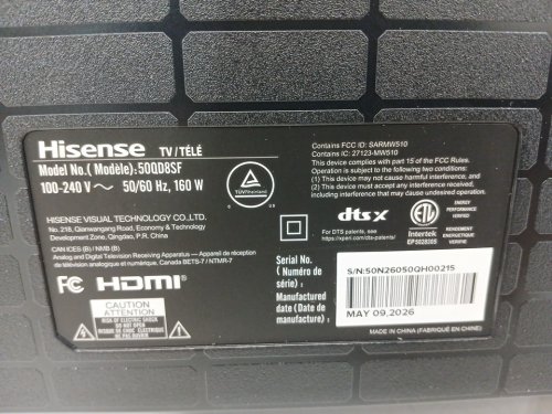 Hisense Hi-QLED 144Hz 4K Mini-LED Fire TV Television With Quantum Dot Technology - 50" (Model: 50QD8SF) image 9