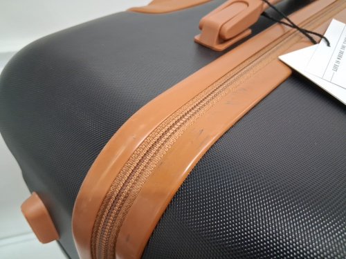 Coolife Hardshell TSA Lock Spinner Carry-on Luggage - 28" - Black/Apricot (Model: luggage1697abs) image 6