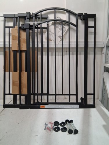 SUMMER INFANT MULTI-USE DECORATIVE EXTRA TALL WALK-THRU BABY GATE - 28.5” -48” X 36" - BLACK (MODEL: 33383Z) image 5