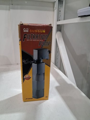 TARARIUM Biochemical Filtration Powerful Air Supply AQUARIUM FILTER PUMP FOR FRESH AND SALT WATER- 40-150GAL/ 300GPH- BLACK (MODEL:JP-024F) image 2