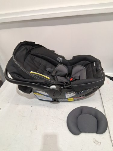 GRACO SNUGRIDE 35 LITE LX INFANT CAR SEAT - 4-35LBS CAPACITY - GOTHAM FASHION BLACK/GREY (MODEL: 2143034) image 4