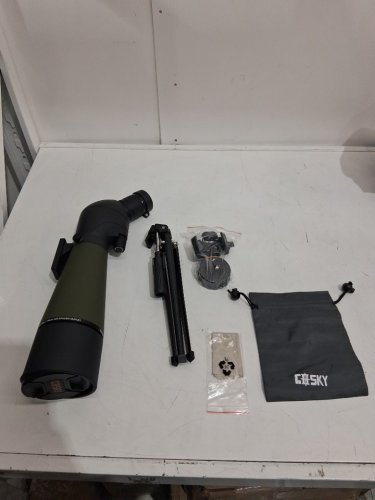 gosky spotting scopes updated high definition waterproof spotting scope with tripod - 20-60x80 (model: GOSP001) image 3