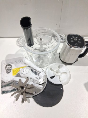 curtis stone digital glass bowl chop master - black image 3
