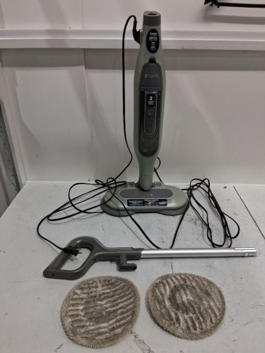 shark steam & scrub all-in-one scrubbing and sanitizing hard floor steam mop - 1120w - sage green (model: S7005CCO) image 3
