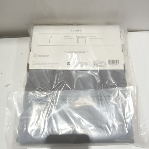 Threshold Cotton and Polyester Blend Tablecloth - 60" x 84" - Grey image 3