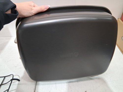 Chef Pomodoro Deluxe X-Large Carbon Steel Roasting Pan with U-Rack, 18.5'' x 14.5'' image 4