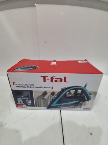 T-FAL ULTRAGLIDE PLUS ENHANCED STEAM IRON WITH CALCIUM COLLECTOR - BLACK/TEAL (MODEL: 1980969/FV5871Q0) image 2