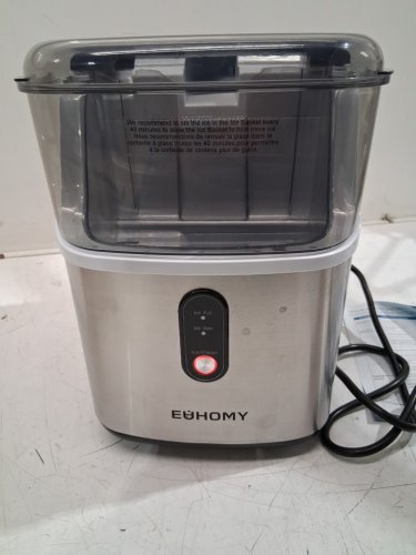 Euhomy countertop nugget ice maker - makes 35lbs/day - stainless steel (model: im-15s) image 6