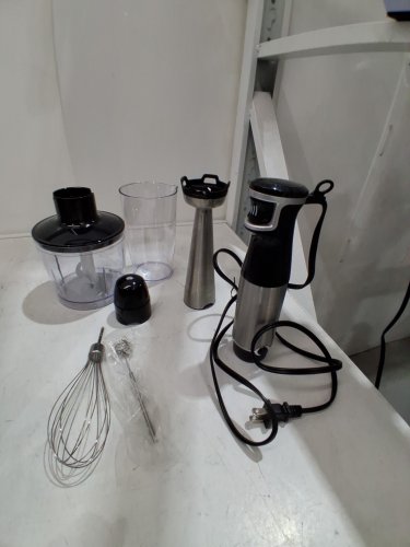 Immersion Hand blender 5-in-1 - 800w - Black/silver (Model: hb-8805) image 3