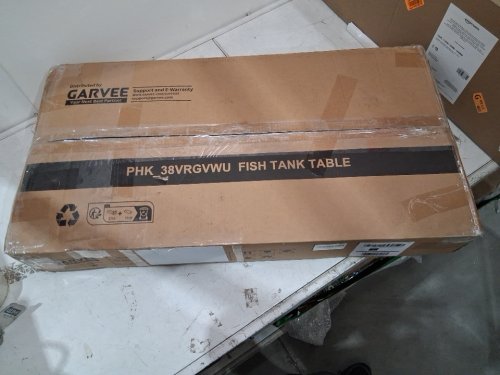 garvee Heavy Duty Fish Tank Stand with Drawers and Open Storage -for 20-29 gallon tanks - black image 4