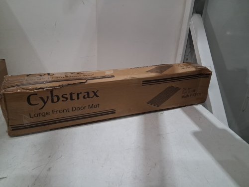 CYBSTRAX FRONT DOOR MAT LARGE - 24" X 48"- BLACK image 2