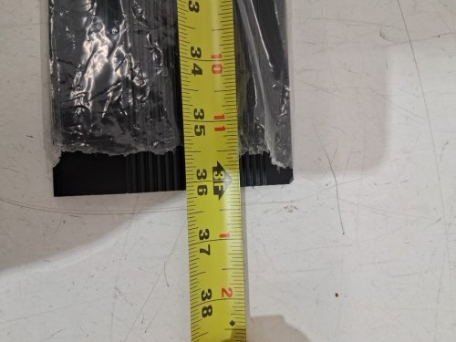 ALUMINUM FLOOR TRANSITION THRESHOLD STRIP - 36" - BLACK image 4