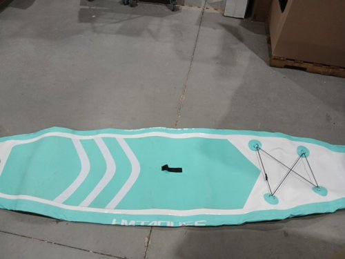 Unisex hmtaolife inflatable stand up paddleboard with accessories - blue/white image 6