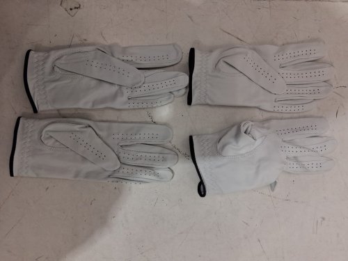 4PK Kirkland Signature Premium Cabretta Leather Golf Gloves - Left Hand - small - White (Model: 1819560) image 4