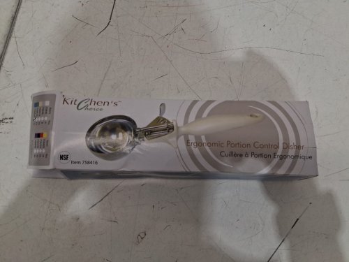 Kitchen's Choice Ergonomic Portion Control ice cream scoop - 2oz - stainless steel (model: 758416) image 2