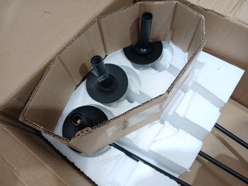 Stella 6 Light Chandelier Ceiling Light - 62" - Black (Model: M100119MBK) image 5