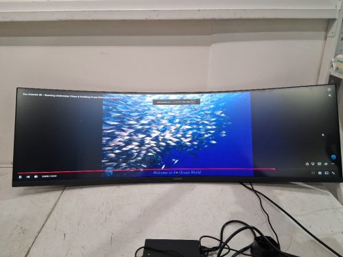 Gawfolk Super Ultra Wide Dual QHD Curved Gaming Monitor - 200Hz - 44.5" - 5120×1440 - black (model: GFTY993) image 5