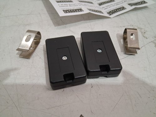 2PK compact Garage Door Opener Remote - black image 3