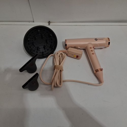 slopehill professional ionic hair dryer with diffuser and two concentrators - 2000w - 110,000 r/m - Pink - (model: qn8010ce). image 3