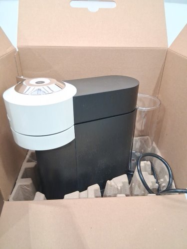 NESPRESSO BY delonghi VERTUO NEXT single serve ESPRESSO & coffee MACHINE - WHITE/BLACK (MODEL: ENV120WCA) image 6