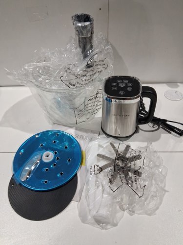 curtis stone digital glass bowl chop master - black image 3