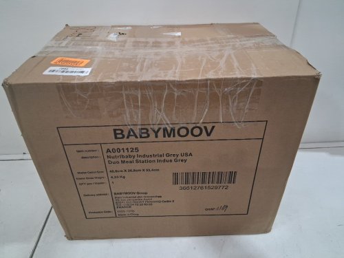 6-in-1 Babymoov Duo Meal Station Multi-Speed Baby Food Maker - 6 fuctions - grey (model: A001125) image 2
