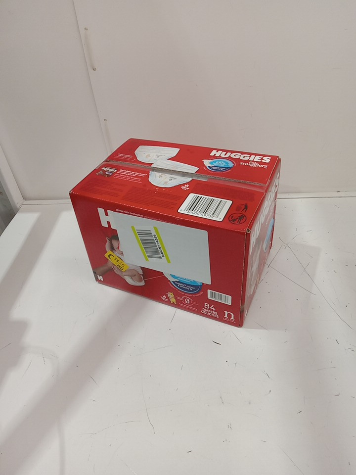 84PK HUGGIES LITTLE SNUGGLERS DISPOSABLE DIAPERS - SIZE NEWBORN (UP TO 10LBS) - DISNEY BABY WINNIE THE POOH image 2