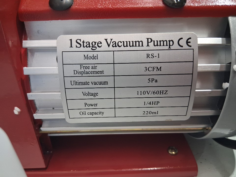 YaeTek Rotary Vane Air Vacuum Pump HVAC A/C Refrigeration Kit with Manifold Gauge Set and Leak Detector - 4CFM, 1/3HP - multi-colour (MODEL: RS-1.5) image 7