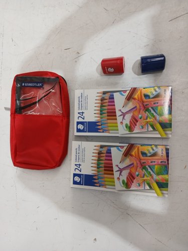 51PC STAEDTLER colouring pencil set - with pencil cases and sharpeners - assorted colours (model: 2464444) image 2