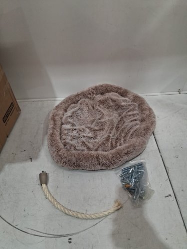 heybly heavy duty cat tree with large base - rosy brown image 4