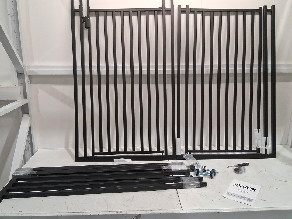Extra Tall Pet Gate For Doorways/Hallways -78.7" tall x 28" to 34" wide - black (Model: xy076) image 3