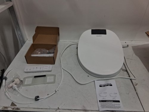 Wljbidet Elongated Smart Bidet Toilet Seat with Heat/Dryer & Nightlight - 18.5" - white - (model: wlj-o80kl ) image 4