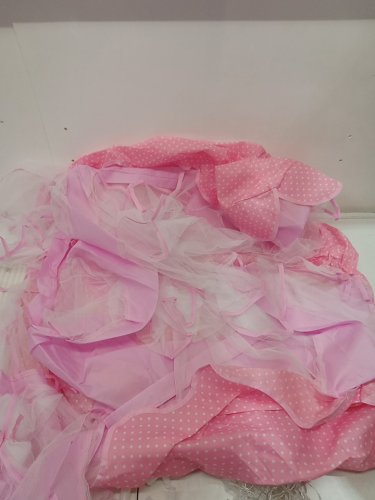 orian toys princess castle playhouse tent with led star lights - 53" X 55" - pink (model K008) image 4