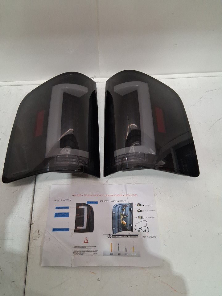 2Pc LED Tail Lights IP67 Waterproof FOR VARIOUS MODELS   - (MODEL: TL-CSIL07-LED-3D-BK-cl) image 5