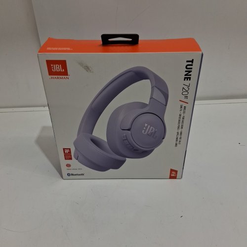 JBL Tune 720bt Bluetooth Wireless Over Ear Headphones with Built-in Microphone | JBL Pure Bass Sound - lavender - (Model: tune720bt) image 2