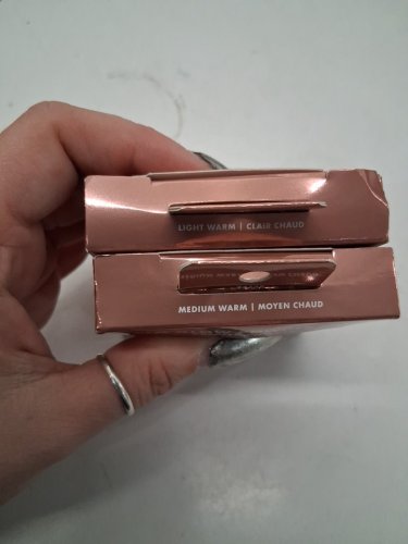 2PC E.L.F HALO GLOW powder filter pressed powder - MEDIUM WARM/LIGHT WARM  -10g/each image 3