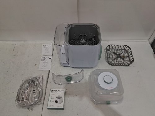 MOMCOZY KLEANPAL PRO BABY BOTTLE WASHER, STERILIZER & DRYER COMBO - HOLDS 4 BOTTLES - GREEN/WHITE (MODEL:BS03) image 3